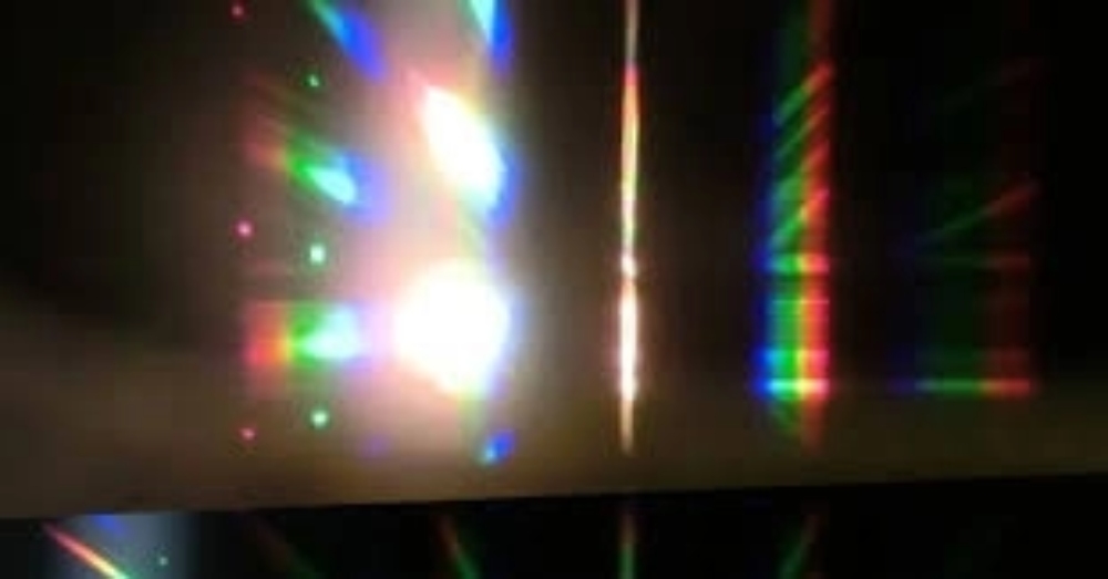 beams of various colors
