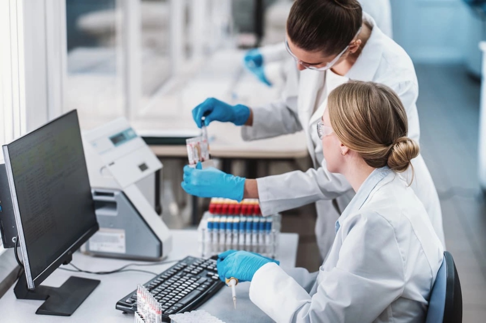 two researchers analyzed the results